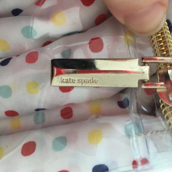 kate spade colourful polka dot full sheet bedding set of 4 nwt - Picture 8 of 8